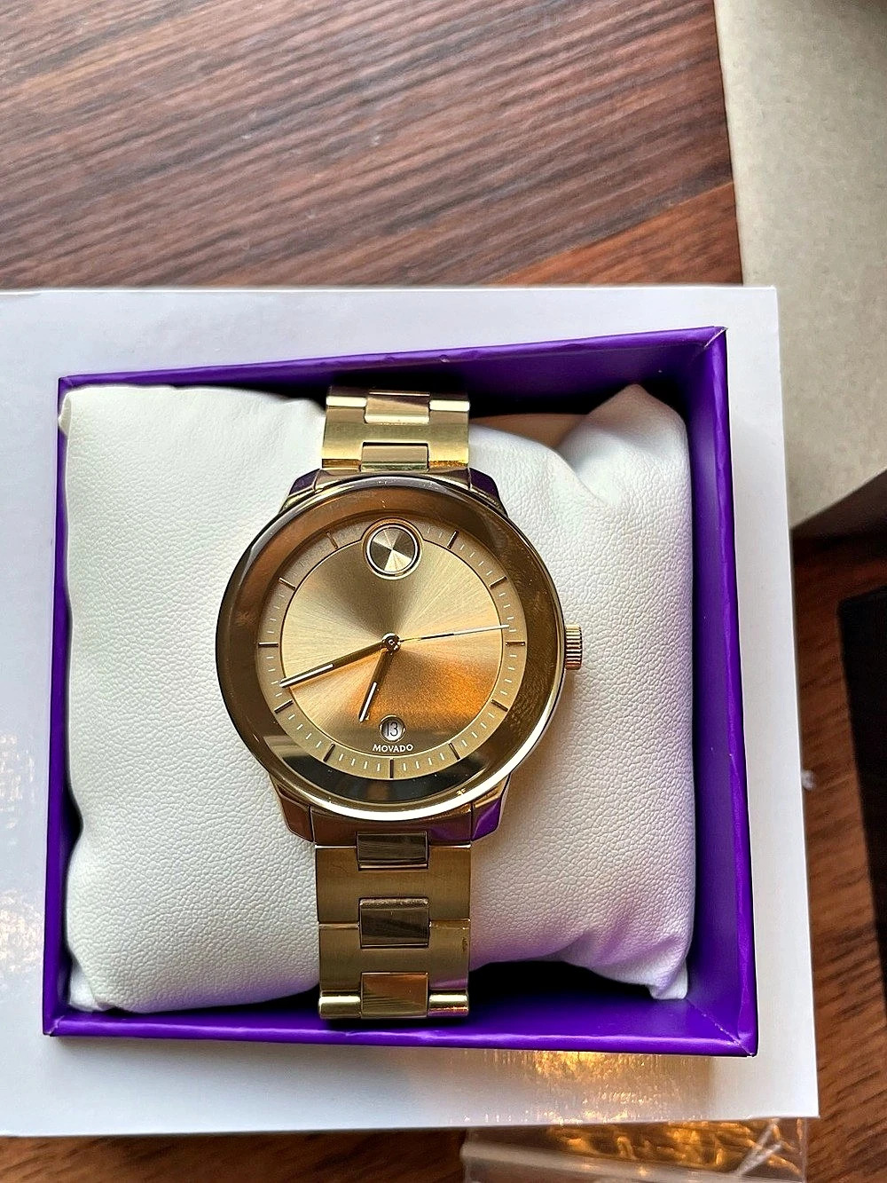 Movado Bold Gold-Tone Watch